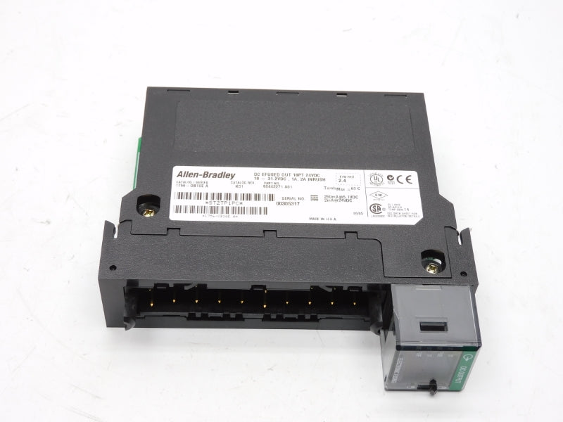 ALLEN BRADLEY 1756-OB16E SER. A 10-31.2VDC 2A F/W 2.4 NSMP