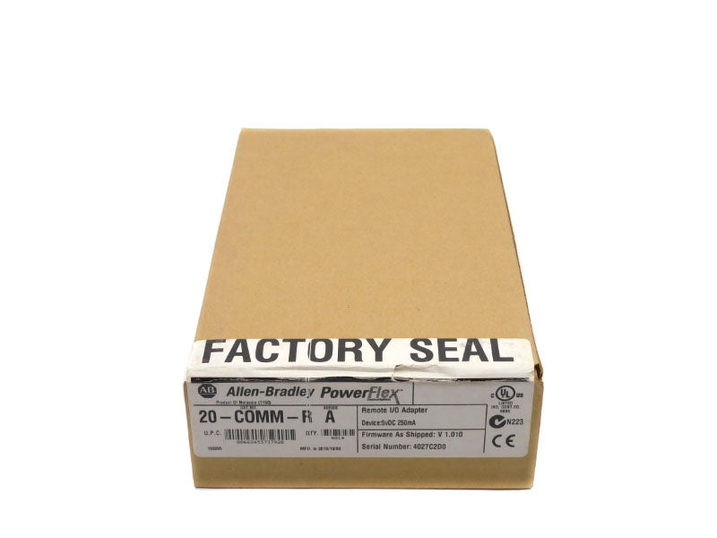 ALLEN BRADLEY 20-COMM-R SER. A 5VDC F/W V1.010 DATE: 2010 NSFS