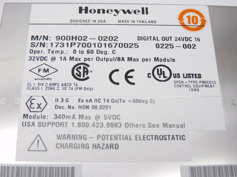 HONEYWELL 900H02-0202 24VDC 8A NSMP