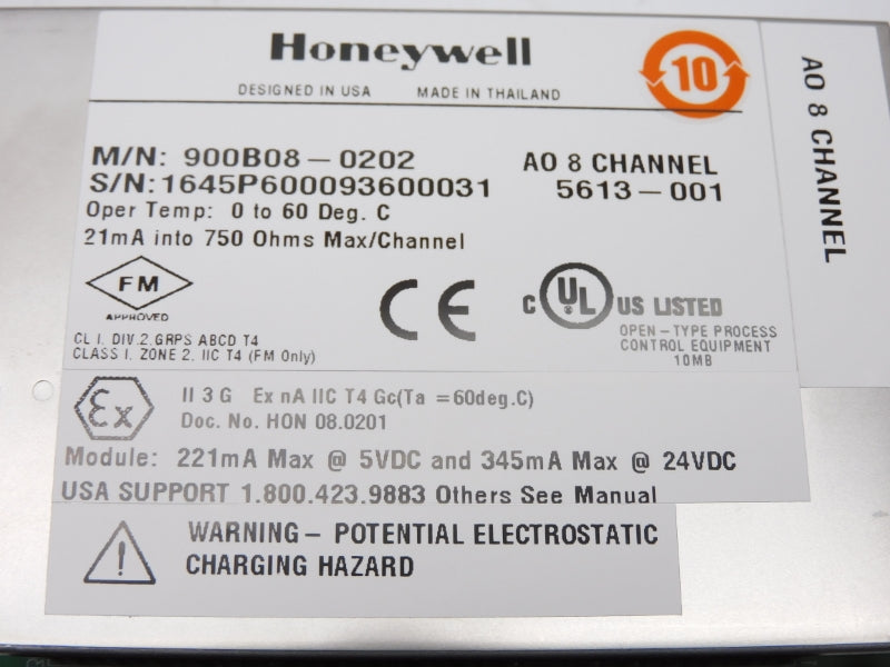 HONEYWELL 900B08-0202 24VDC NSMP