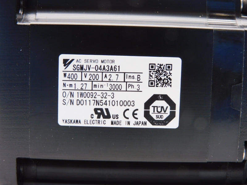 YASKAWA SGMJV-04A3A61 200V 2.7A NSMP