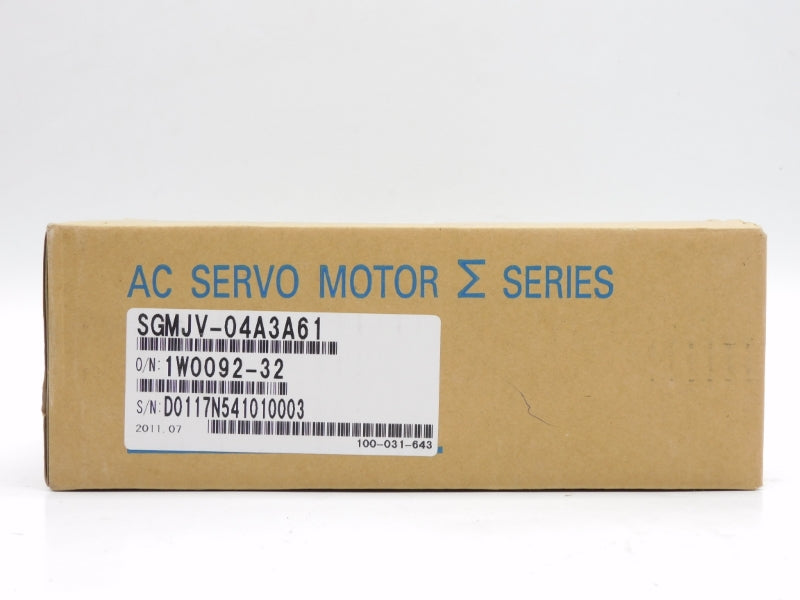 YASKAWA SGMJV-04A3A61 200V 2.7A NSMP