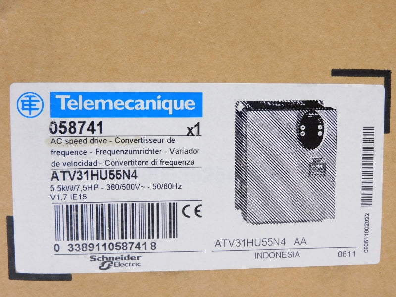 TELEMECANIQUE ATV31HU55N4 380/500V 30A NSMP