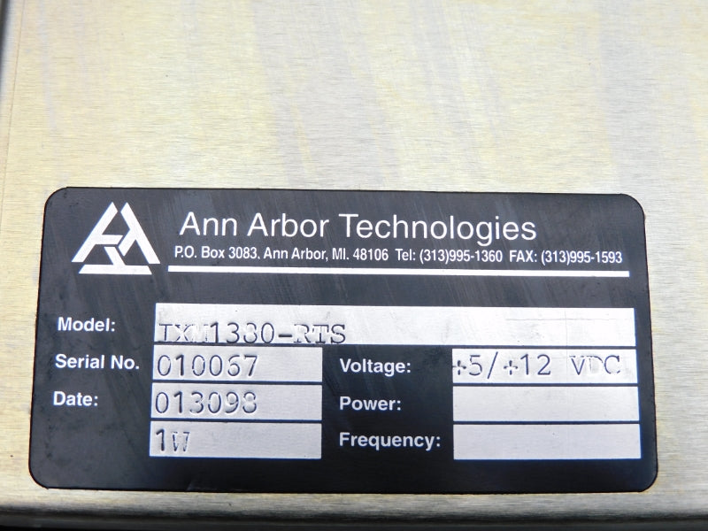 ANN ARBOR TECHNOLOGIES IXM1380-RTS +5/+12VDC NSNP