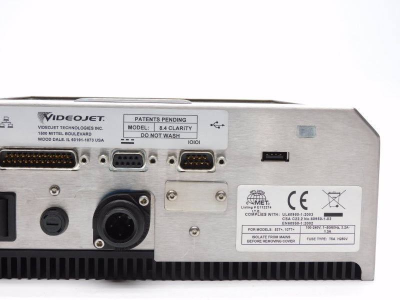 VIDEOJET 8.4CLARITY 100-240V 3.2A-1.3A (AS PICTURED) NSNP