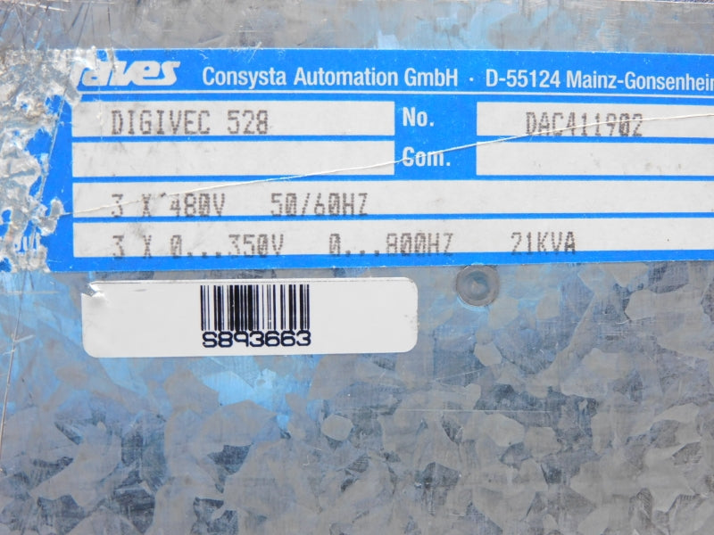 CONTRAVES DIGIVEC528 DAC411902 480V NSNP