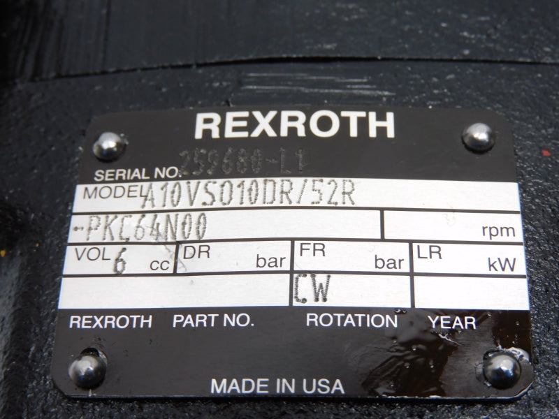 REXROTH A10VSO10DR/52R-PKC64N00 NSNP