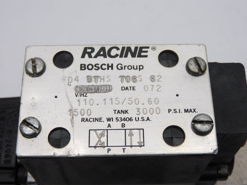 RACINE FD4NBTHS706S62 110/115V 3000PSI NSNP