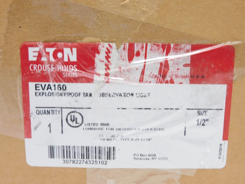 EATON CROUSE HINDS EVA160 250V 1/2" NSMP
