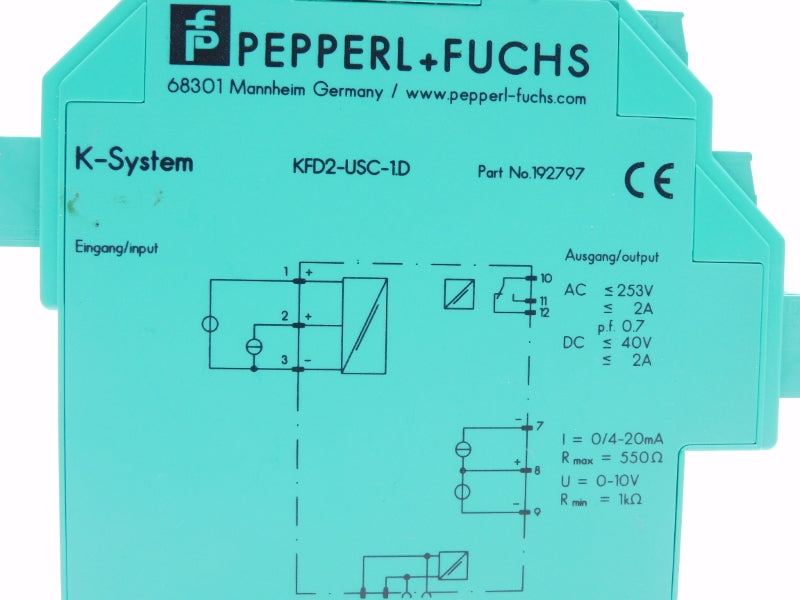 PEPPERL+FUCHS KFD2-USC-1D 192797 253V 2A NSNP