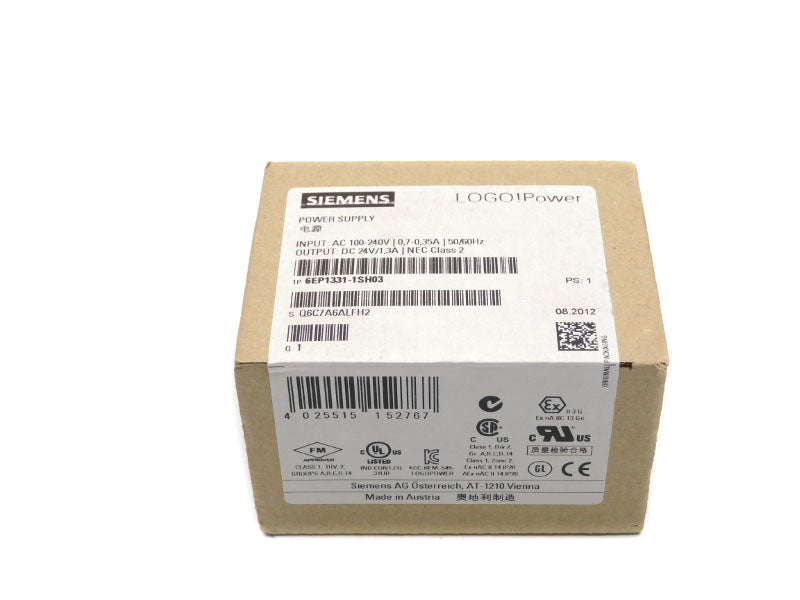 SIEMENS 6EP1331-1SH03 100-240VAC 1,3A NSFS