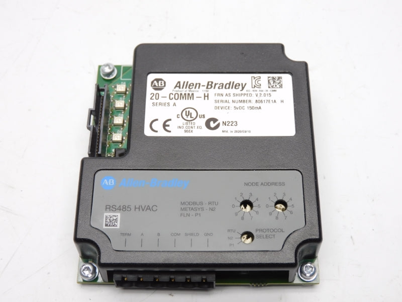 ALLEN BRADLEY 20-COMM-H SER. A 5VDC F/W V2.015 NSNP