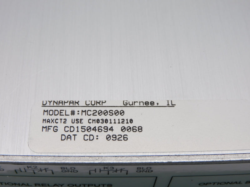 DYNAPAR MC200S00 NSNP