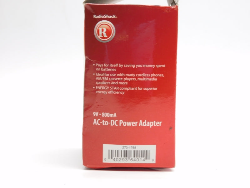 RADIO SHACK 273-1768 9V NSMP