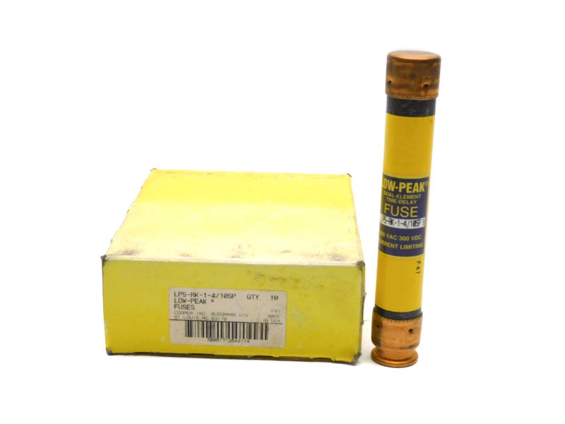 COOPER BUSSMANN LPS-RK-1-4/10SP 600VAC 1.4A (PKG OF 10) NSMP