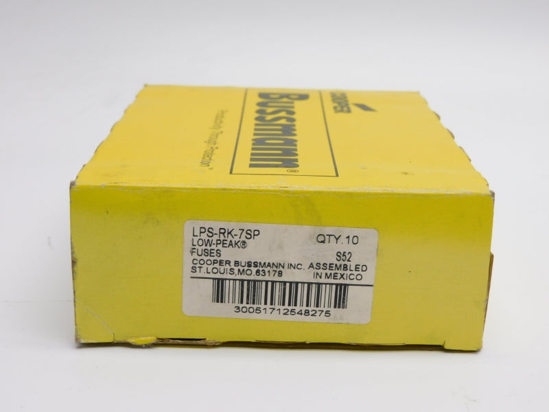 COOPER BUSSMANN LPS-RK-7SP 600VAC 7A (PKG OF 10) NSMP