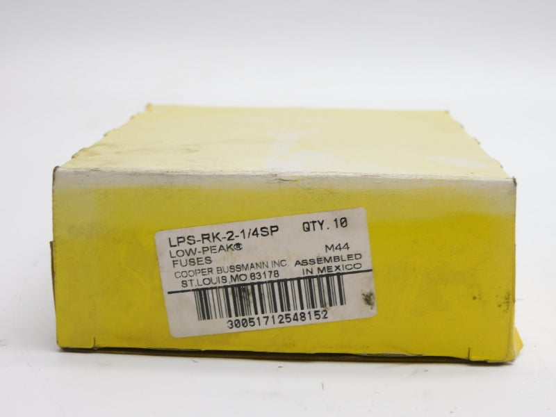 COOPER BUSSMANN LPS-RK-2-1/4SP 600VAC 2-1/4A (PKG OF 10) NSMP