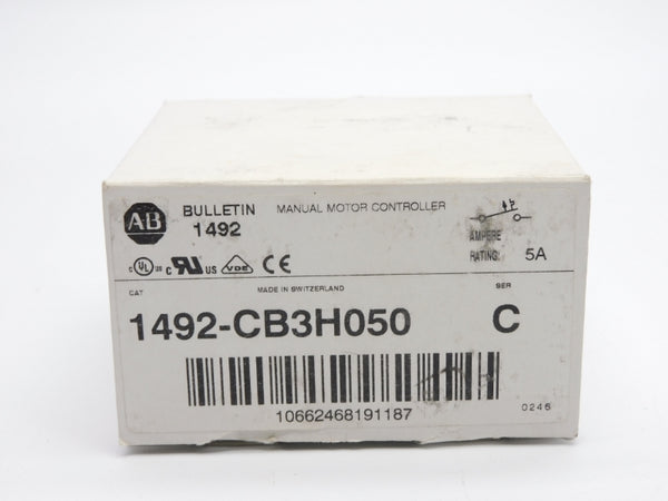 ALLEN BRADLEY 1492-CB3H050 SER. C 277V 5A (WH) NSMP