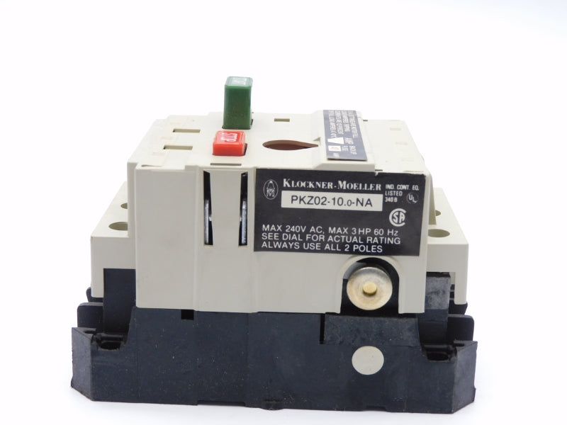 KLOCKNER MOELLER PKZ02-10.0-NA 240VAC 6-10A NSNP