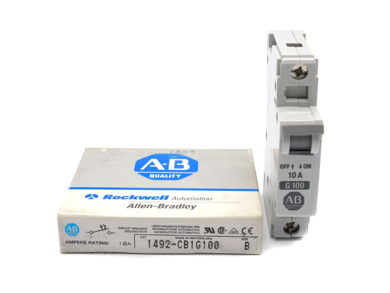 ALLEN BRADLEY 1492-CB1G100 SER. B 277V 10A (GY/BL) NSMP
