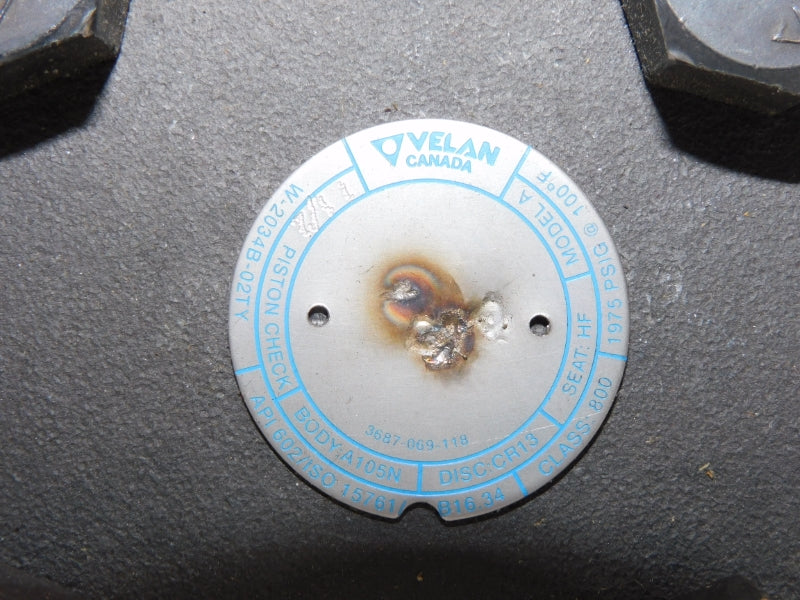 VELAN W-2034B-02TY 1975PSI 2-1/2" NSNP