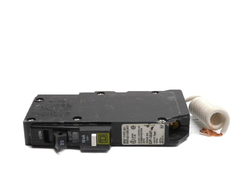 SQUARE D QO120CAFI 120V 20A (AS PICTURED) NSNP