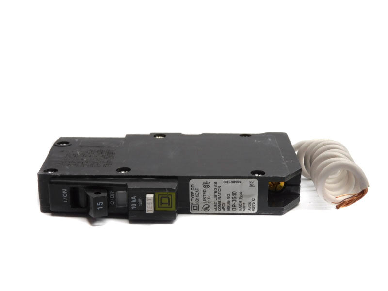 SQUARE D QO115CAFI 120V 15A (AS PICTURED) UNMP