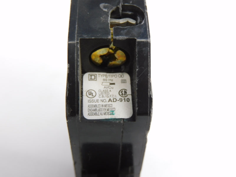 SQUARE D QO115GFI 120V 15A UNMP