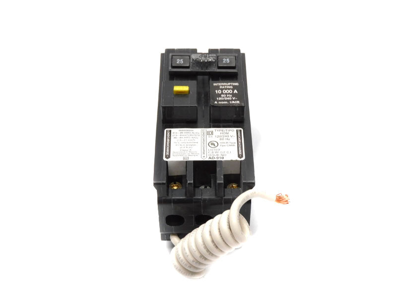 SQUARE D HOM225GFI 120/240V 25A UNMP