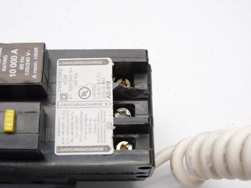 SQUARE D HOM250GFI 120/240V 50A (AS PICTURED) NSNP