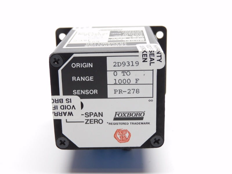 FOXBORO E94PXXB 30VDC 0-1000'F NUPI