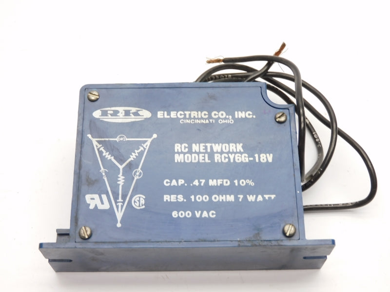 RK ELECTRIC RCY6G-18V 600VAC UNMP