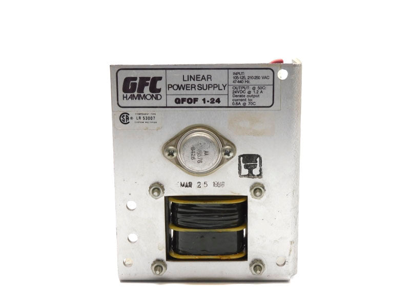 GFC HAMMOND GFOF1-24 210-250VAC 1.2A UNMP