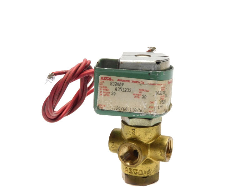 ASCO 8320A9 120/110V 30PSI 1/4" (AS PICTURED) UNMP
