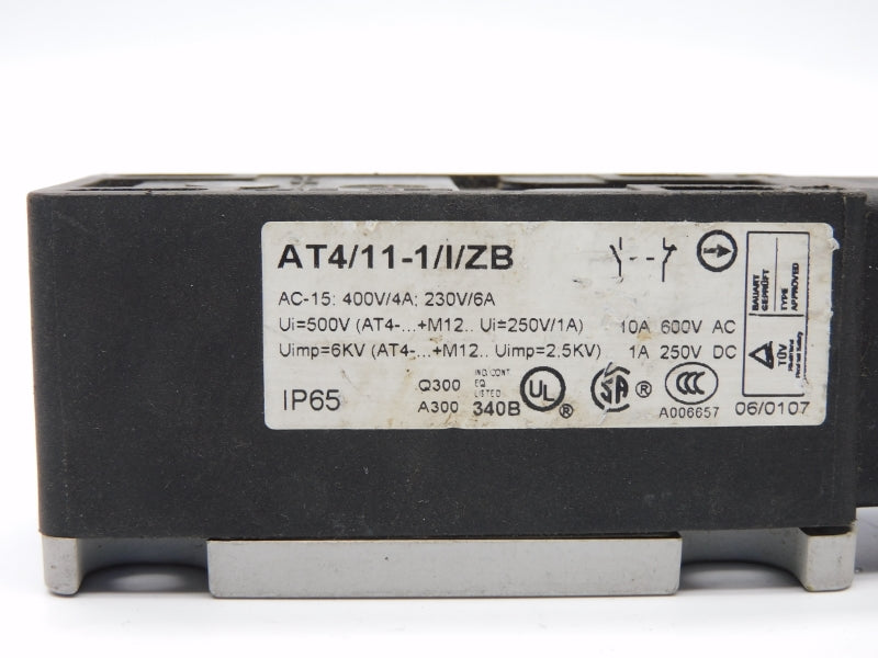 KLOCKNER MOELLER AT4/11-1-/I/ZB 600VAC 10A (NO KEY) UNMP