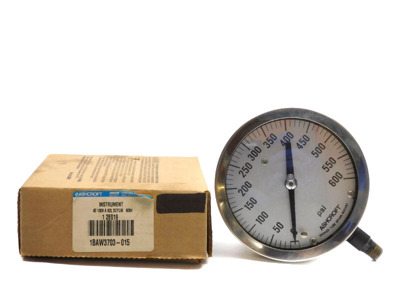 ASHCROFT 451009A02LXCYL600# 600PSI NSMP