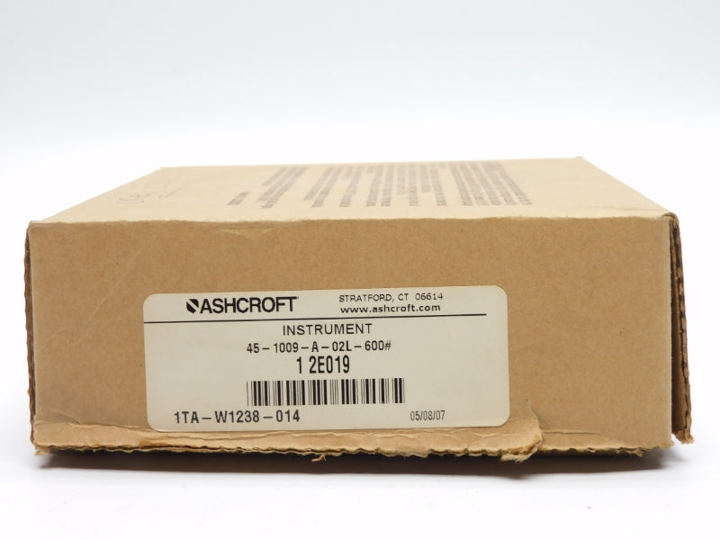 ASHCROFT 451009A02L-600# 0-600PSI NSMP