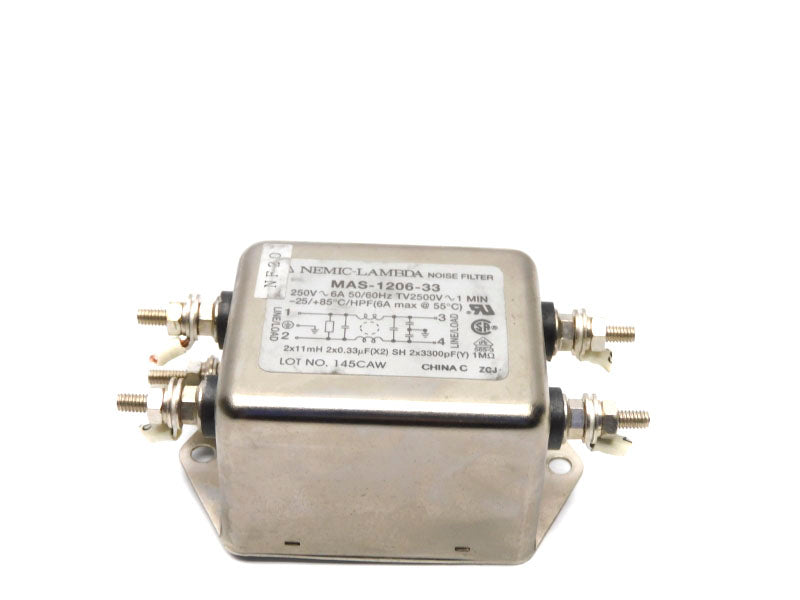 NEMIC-LAMBDA MAS-1206-33 250V 6A UNMP