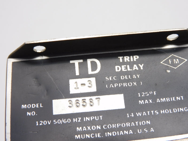 MAXON 36587 120V 1-3S UNMP