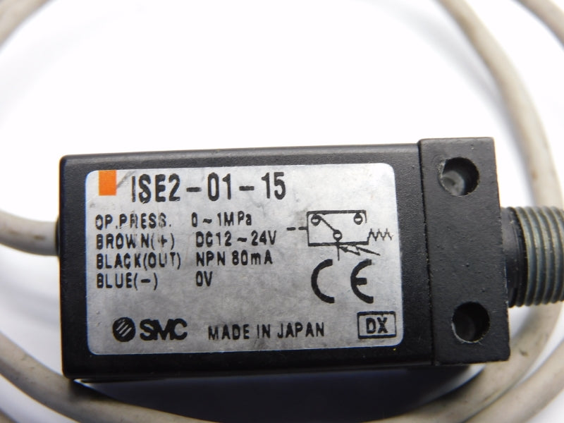 SMC ISE2-01-15 12-24VDC 0-1MPA UNMP