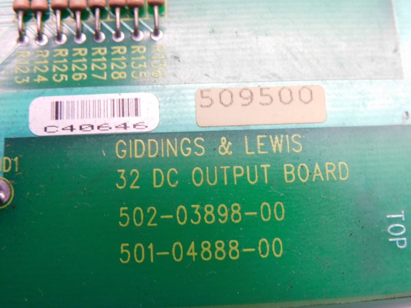 GIDDINGS&LEWIS 502-03898-00 UNMP