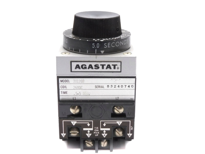 AGASTAT 70120B 24VDC .5-5S (AS PICTURED) NSNP