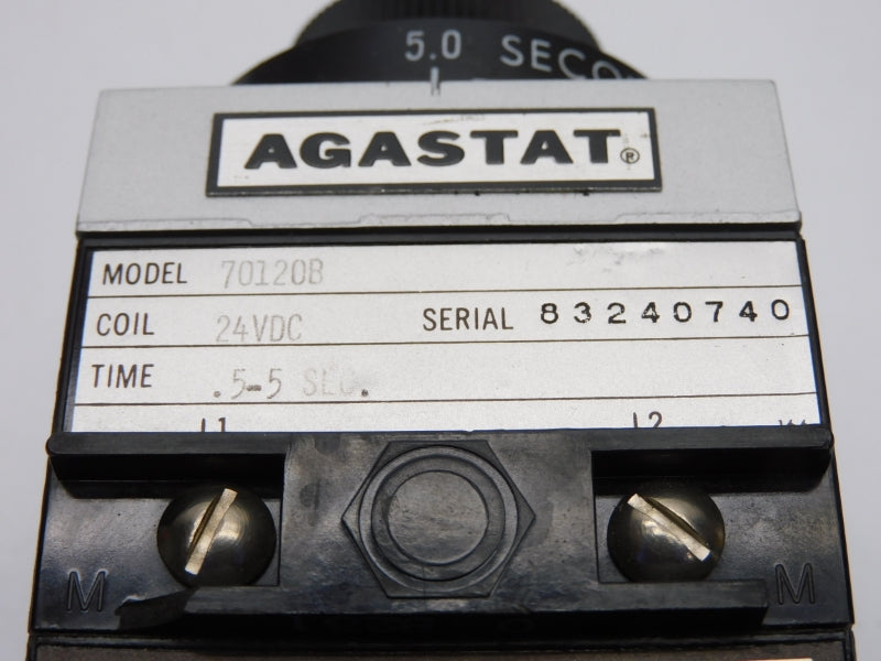 AGASTAT 70120B 24VDC .5-5S (AS PICTURED) NSNP