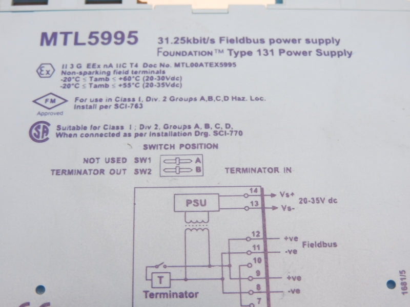 MTL MTL5995 20-35VDC NSNP
