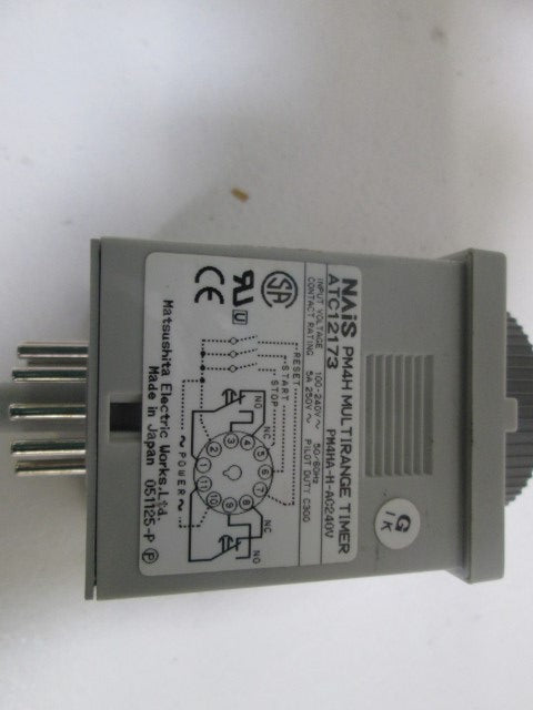 NAIS MULTIRANGE TIMER PM4HA-H-AC240V *NEW NO BOX*
