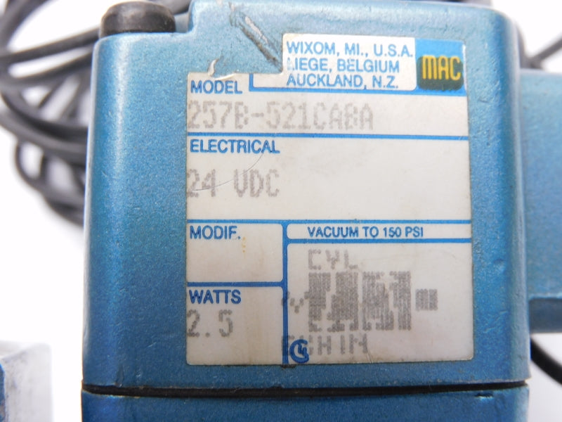 MAC 257B-521CABA 24VDC UNMP