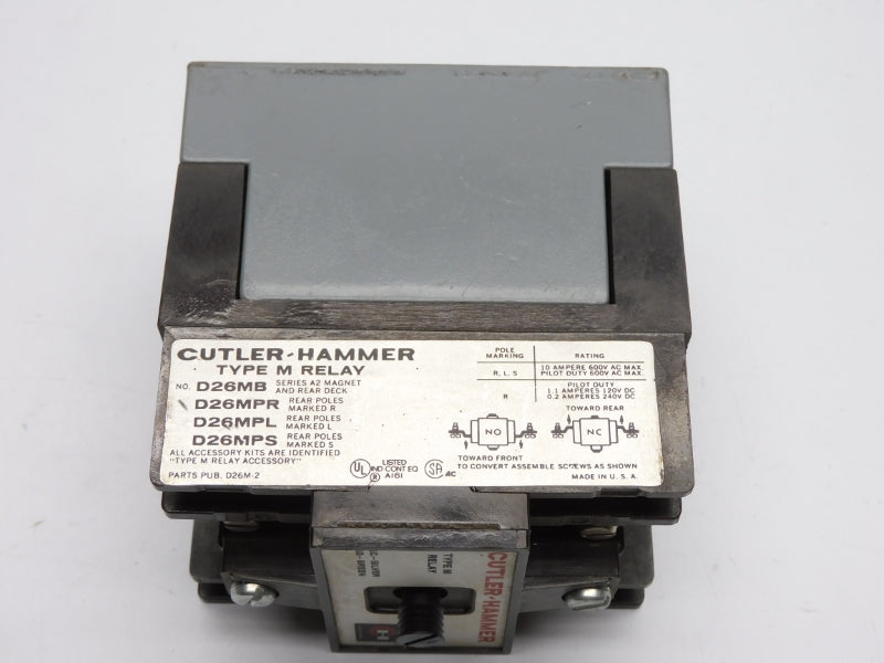 CUTLER HAMMER D23MR80A 110/120V 10A UNMP