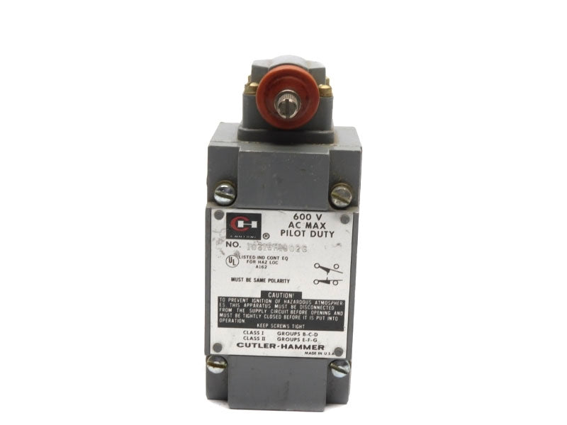 CUTLER HAMMER 10316H1002C 600V UNMP