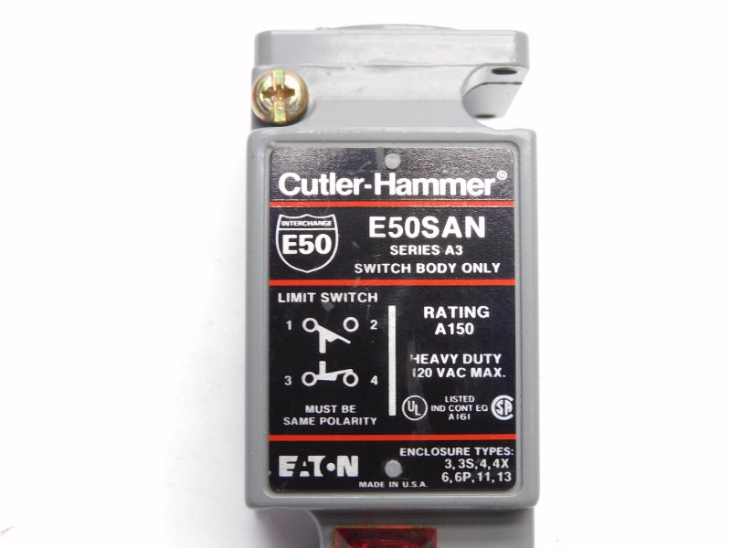 CUTLER HAMMER E50SAN SER. A3 120VAC NSNP