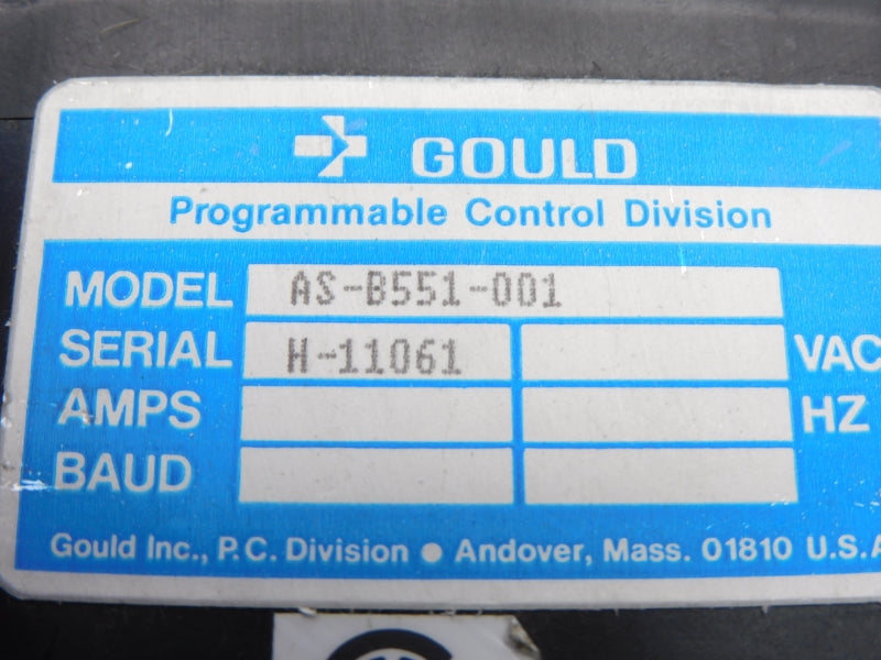 GOULD AS-B551-001 115VAC UNMP